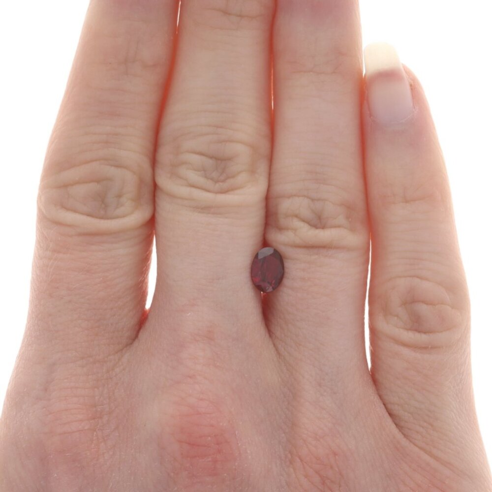 Loose Ruby - Oval .74ct Red Solitaire - image 2